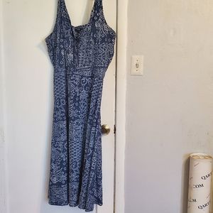 Chaps lace up sundress
